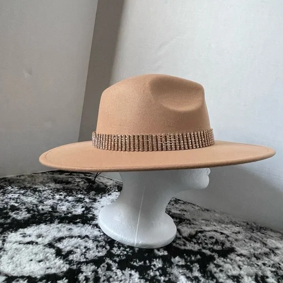 Unisex Rhinestone Band Western Hat for a day, evening out, Rodeo, for fun! - Picture 5 of 12